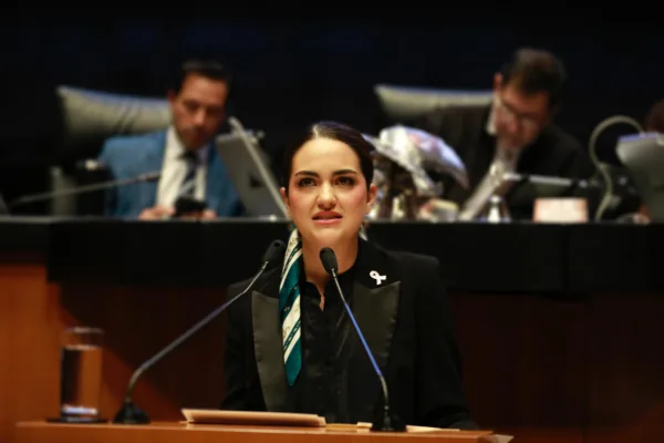 Andrea Chávez, senadora de Morena