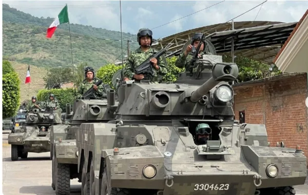 En Michoacán hay más de 10 mil elementos del Ejército Mexicano, Guardia Nacional enviados por el gobierno federal .