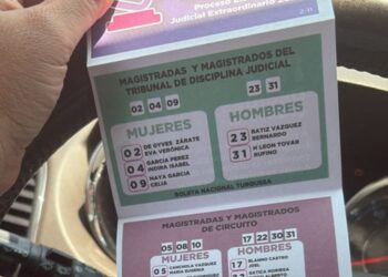 Condenan “acordeón” de Morena para promover a sus figuras en elección judicial