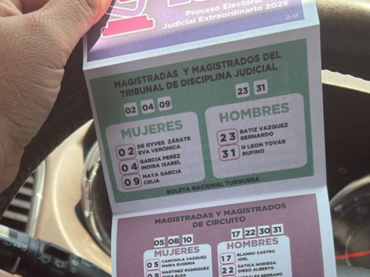 Condenan “acordeón” de Morena para promover a sus figuras en elección judicial
