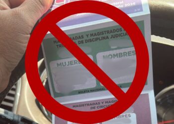 TEPJF confirma acuerdo del INE que prohíbe “acordeones” en elección judicial