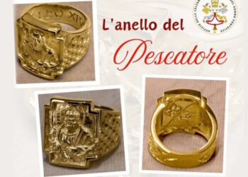 El Anillo del pescador será entregado al Papa León XIV en la ceremonia de este domingo de entronización con lo que da inicio a su Pontificado