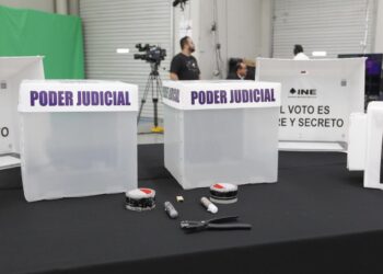 Marco Baños dijo que es imposible anular la elección del Poder Judicial y que esta es una simulación democrática. Proceso electoral