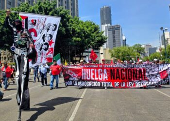 CNTE y MMCRE anuncian bloqueos en Toluca y accesos a la CDMX