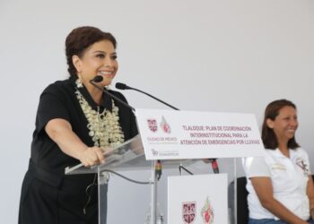 Clara Brugada. Presenta Plan de lluvias Tlaloque CDMX.