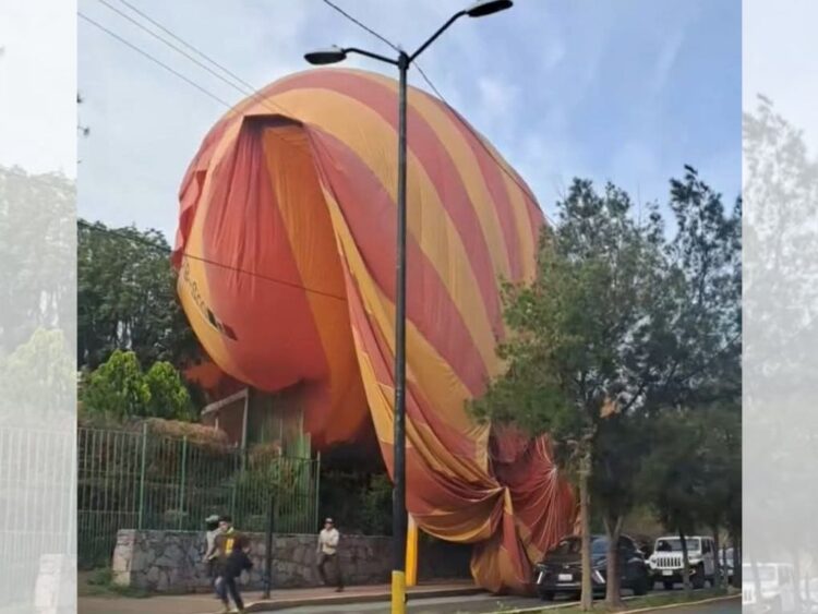 Doce heridos en nuevo accidente de globo aerostático, en Teotihuacán