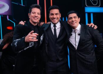 Yahir, Víctor García y Carlos Rivera se reencuentran en la final de “Juego de Voces” | AMEXI/FOTO: IG @yahir