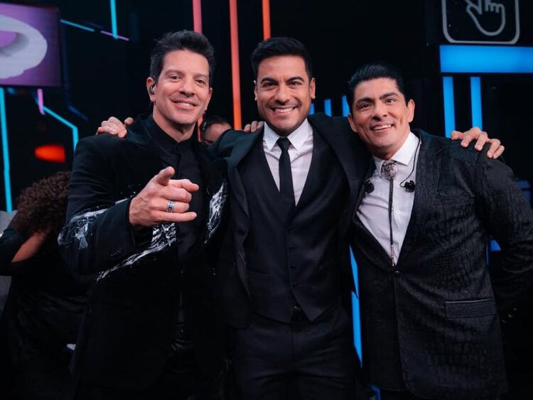 Yahir, Víctor García y Carlos Rivera se reencuentran en la final de “Juego de Voces” | AMEXI/FOTO: IG @yahir