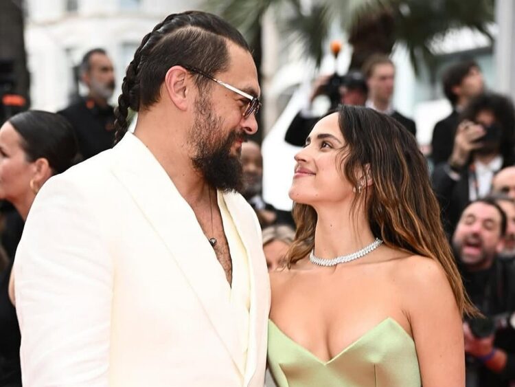 Adria Arjona y Jason Momoa derraman miel en Festival de Cannes | AMEXI/FOTO: RRSS