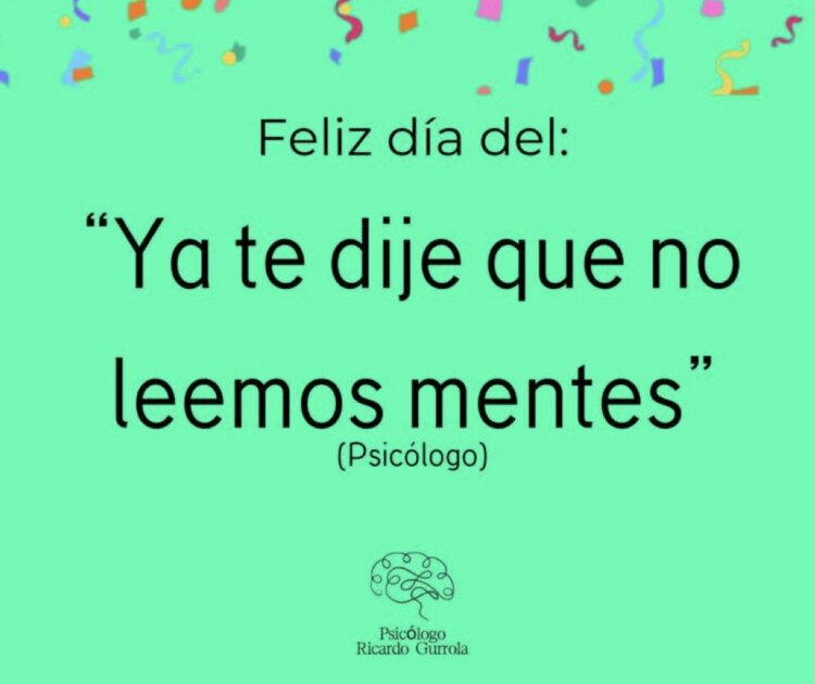día del Psicólogo