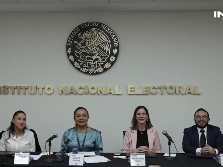 INE explica a Cuerpo Diplomático detalles de elección judicial del 1 de junio.