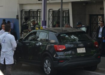 Labores de investigación en el sitio del homicidio de Ximena Guzmán