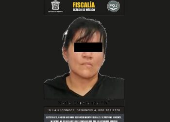 La agresora en el super de Ecatepec, detenida.