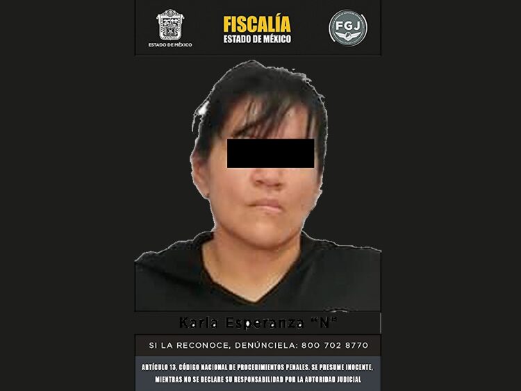 La agresora en el super de Ecatepec, detenida.