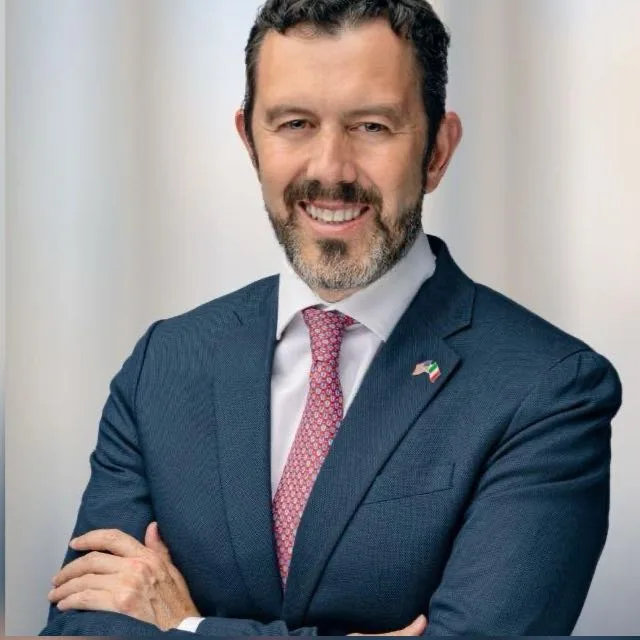 Larry Rubin, presidente de la American Society, dejó claro que las declaraciones de Rubio confirman nuestra visión compartida. AMEXI/FOTO/ Carlos Lara, reportero