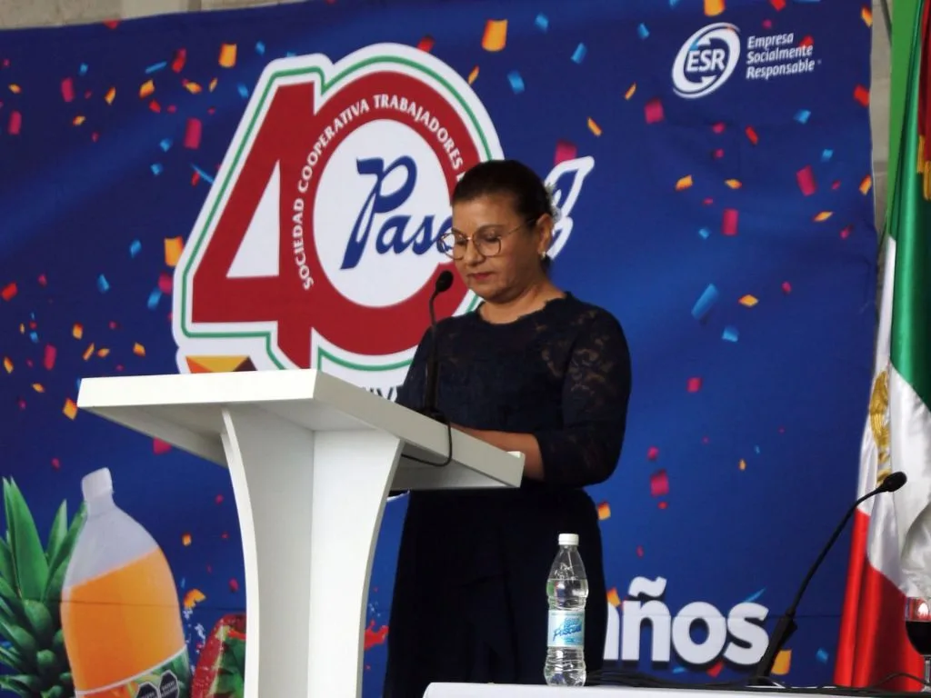 Patricia Izarraras Aviña, presidenta del Consejo de Administración de la Cooperativa Pascual.