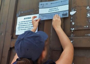 Sellos en oficinas,como parte del blindaje electoral de la FGR.