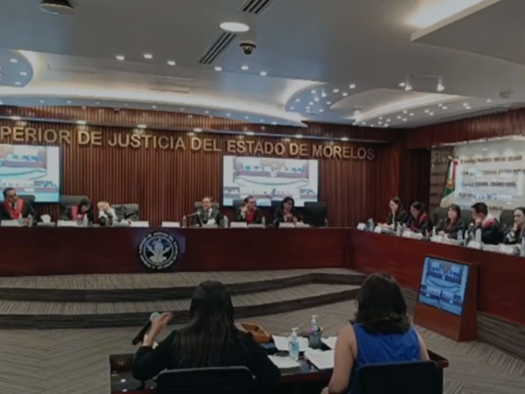 Sesión del Tribunal Superior de Justicia (TSJ) de Morelos, destitución de Jorge Gamboa