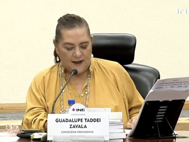 Taddei. INE prohíbe usar acordeón en las urnas de la elección judicial.