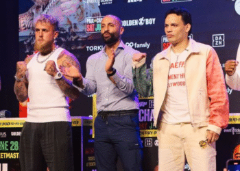 Jake Paul y Julio César Chávez Jr ya tuvieron su primer cara a cara