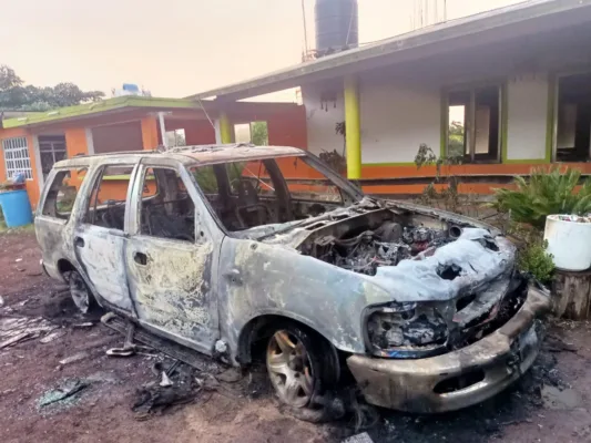 Clemente incendió la casa de campaña y el vehículo donde se movía el candidato de Morena