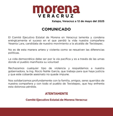 Comunicado Morena