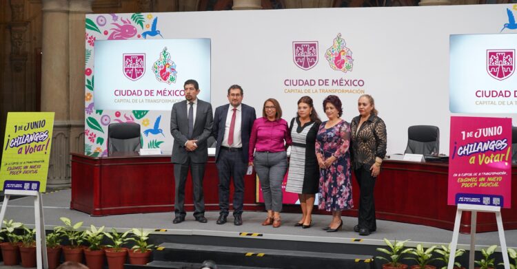 Brugada, INE y IECM buscan seguridad en elección judicial