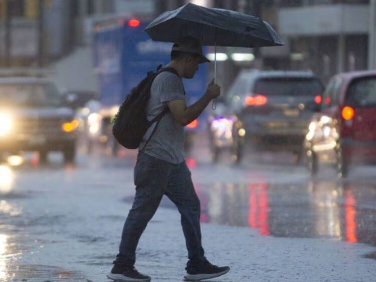 Alertan por lluvias fuertes a muy fuertes con granizo y actividad eléctrica