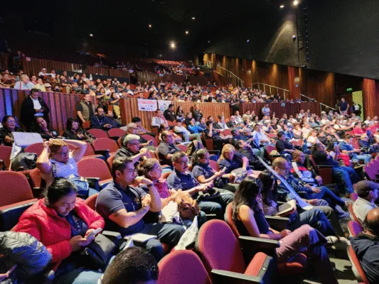 Sindicatos del sector cultura realizaron una asamblea general el viernes 13 de junio y acordaron realizar un mitin en la Secretaría de Cultura
