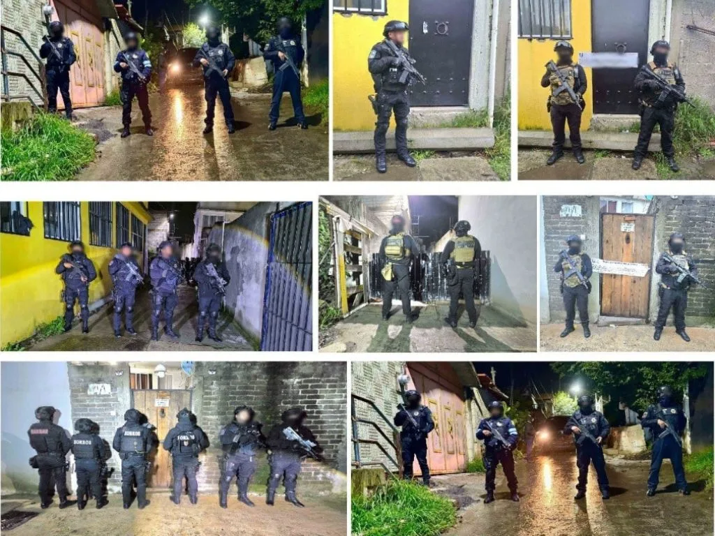 Cateos en Tlalpan, comoparte del combate al narcotráfico en México.