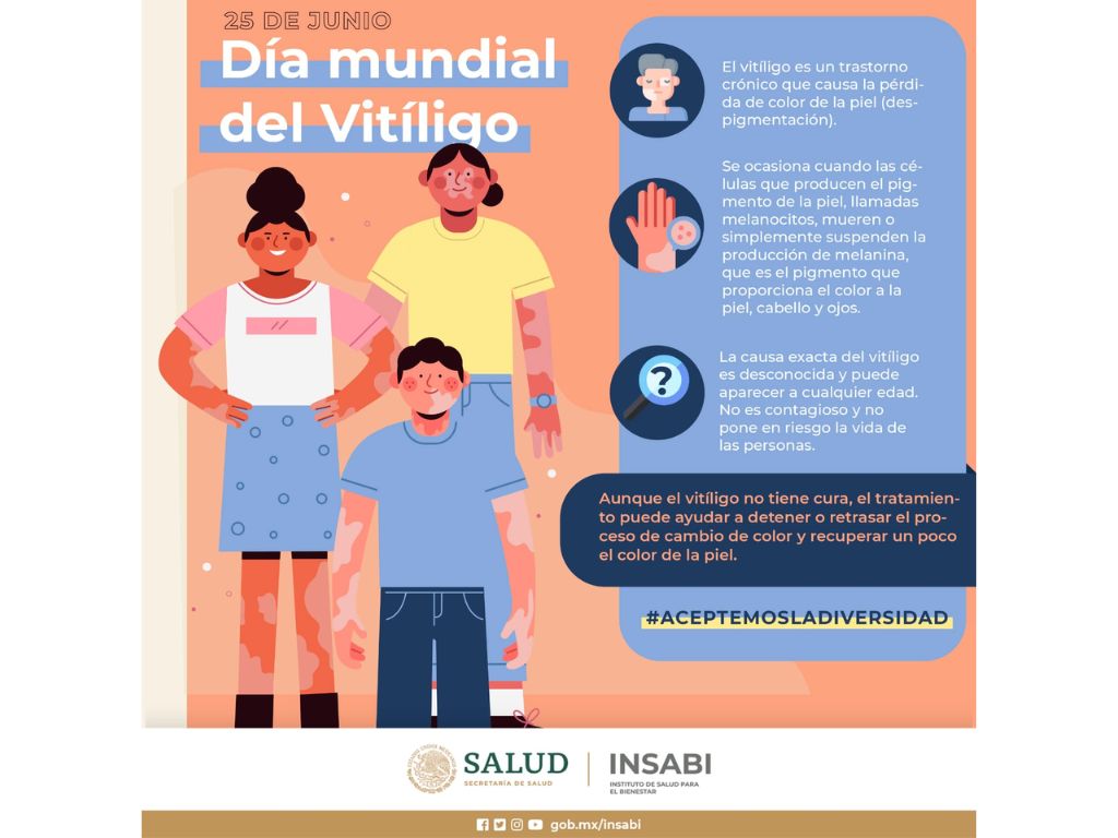 Día Mundial de Vitíligo. Salud