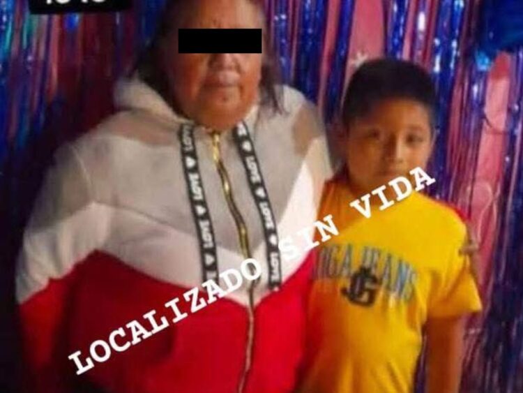 El menor Josmi Emir, encontrado muerto en Yecapixtla, Morelos, luego de 2 días de búsqueda. Foto redes
