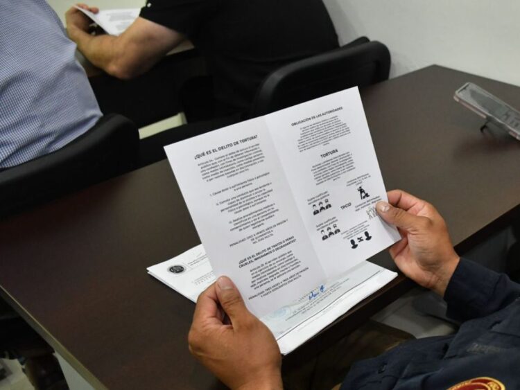 Fiscalía de Baja California se suma a campaña nacional México Sin Tortura 2025. AMEXI Foto FGE Baja California