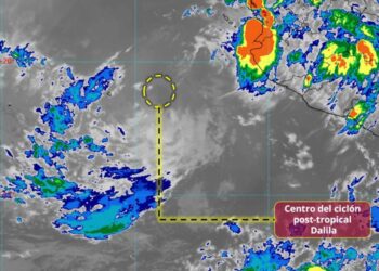 Dalila se debilita, pero deja lluvias intensas en estas zonas | AMEXI/FOTO: X: @conagua_clima