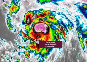 Erick se intensifica a huracán categoría 1 | AMEXI/FOTO: X @conagua_clima