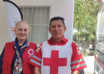 José Antonio Estrella Castro, reconocido rescatista de la Cruz Roja. AMEXI Foto Jesús Mejía