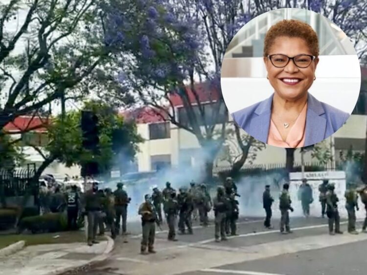 Toque de queda en Los Ángeles tras cinco días de protestas