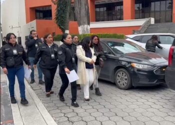 La detención de la alcaldesa de Capulhuac, Selene 'N'.