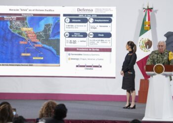 Sheinbaum viajará a Oaxaca para supervisar afectaciones por huracán Erick