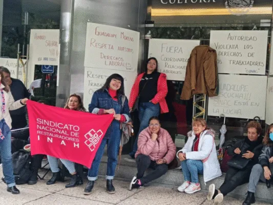 Sindicatos del sector cultura apoyan la lucha del SINAC