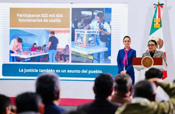 Rosa Icela Rodríguez enfatizó que la población demandó esta reforma al Poder Judicial para combatir la corrupción en dicho órgano.