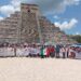 En Yucatán manifestantes de la CNTE llegan a zonas arqueológicas. Centenares de inconformes ocupan Chichén Itzá, Uxmal y Ek Balam.