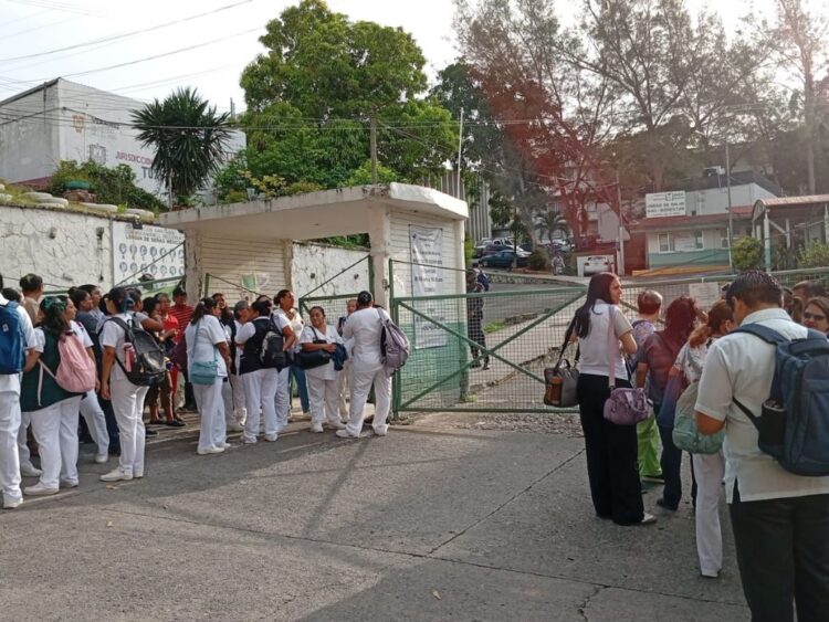 Ataque en el IMSS Bienestar Tuxpan, Veracruz. Foto Especial