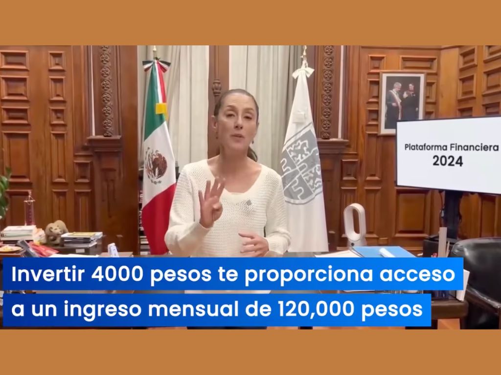 Captura del video denunciado por Sheinbaum. AMEXI.