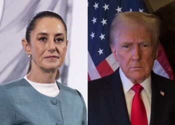 Claudia Sheinbaum y Donald Trump . Con demagogia, presidenta Sheinbaum se defiende de Donald Trump. Opinión. La Retaguardia. Adriana Moreno.