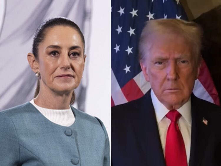 Claudia Sheinbaum y Donald Trump . Con demagogia, presidenta Sheinbaum se defiende de Donald Trump. Opinión. La Retaguardia. Adriana Moreno.