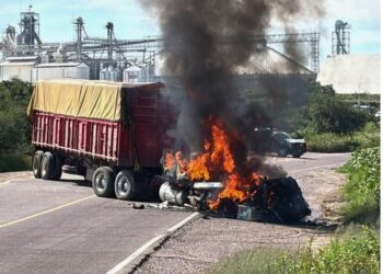 Con narcobloqueos en Aguascalientes responde CJNG a la detención de 18 de sus integrantes en la región. AMEXI