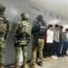 Detenidos en cateos en Nochistlán, Zacatecas, por vínculos con el CJNG. Foto/ Gabinete de Seguridad