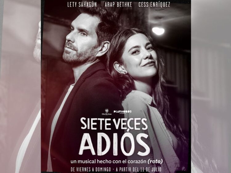 Arap Bethke se suma al éxito teatral "Siete Veces Adiós"