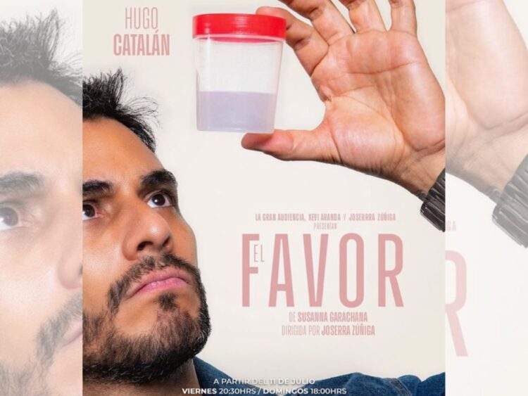 Hugo Catalán regresa al teatro con El favor, una comedia sobre paternidad 